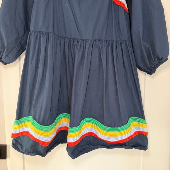 Corey Lynn Calter Ophelia Mini Dress | Organic Cotton Size XL Coastal Boho - Picture 8 of 15